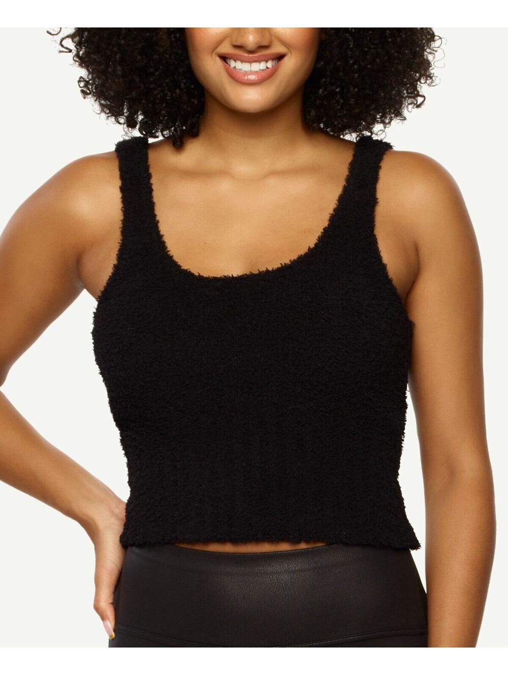 Felina Womens Denali Lounge Camisole Black Size XL
